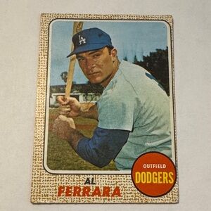 1968 Topps Al Ferrara #34 Dodgers